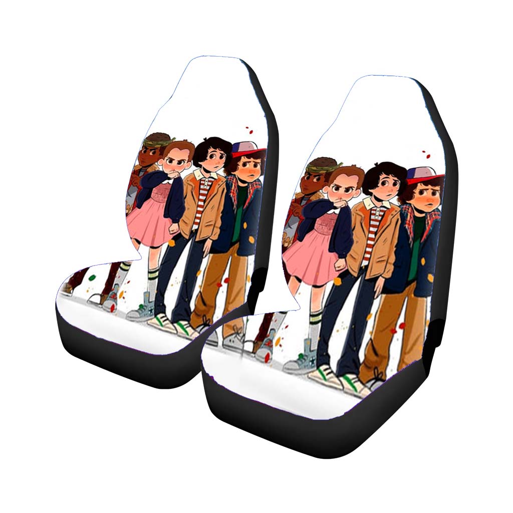 Stranger Kids Car Front Seat Covers