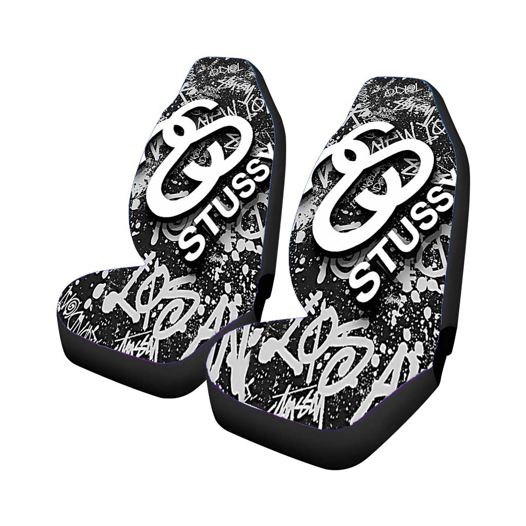 Stussy Wallpaper Car Front Seat Covers
