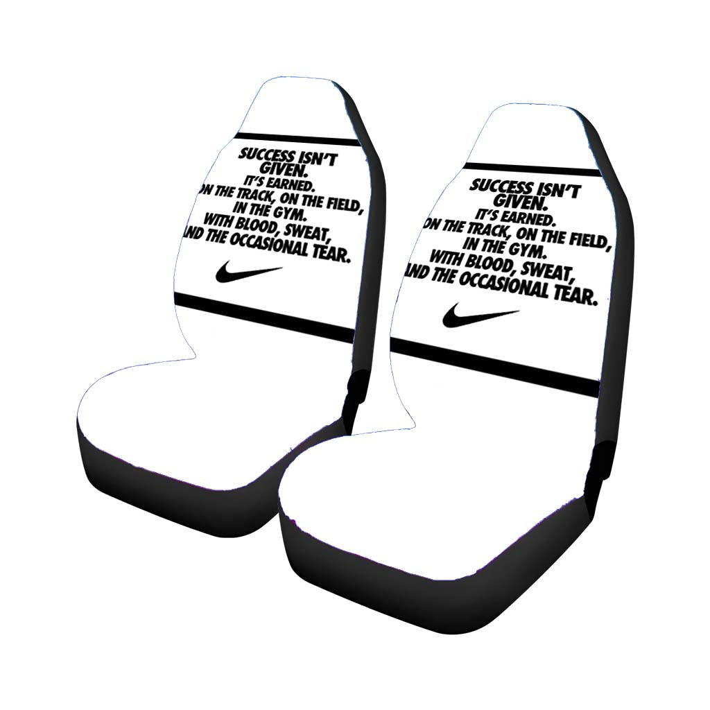 Success Isnt Given Nike Car Front Seat Covers