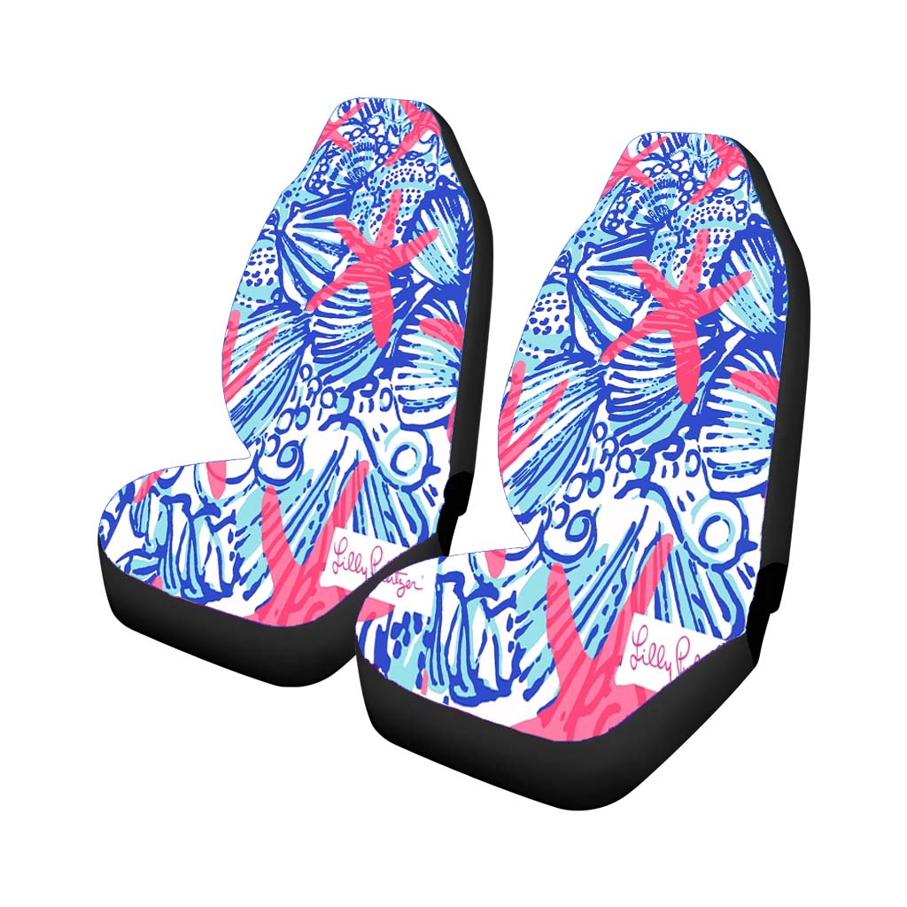 Summer Fresh Lilly Pulitzer Car Front Seat Covers