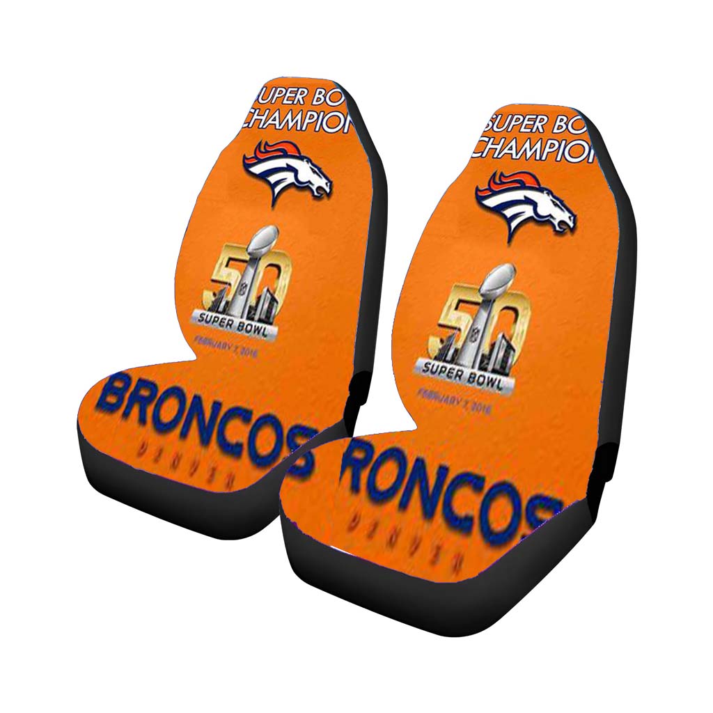 Super Bowl 50 Denver Broncos Car Seat Covers