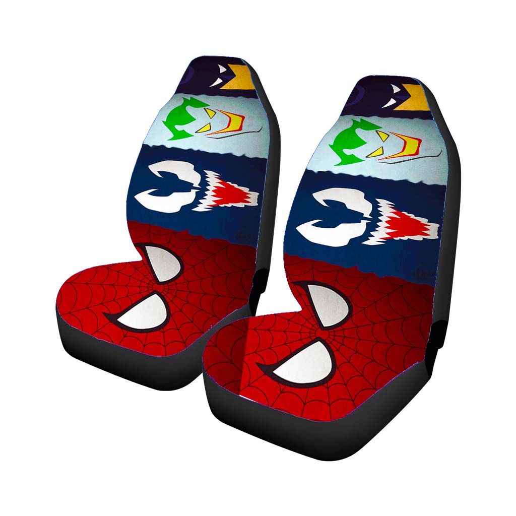 Super Heroes Dc Marvel Car Front Seat Covers