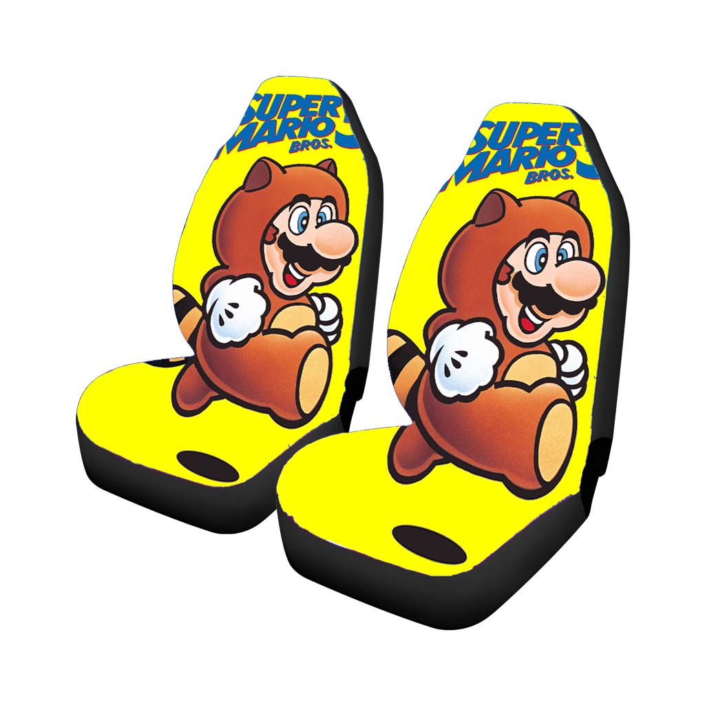 Super Mario Bee Car Front Seat Covers
