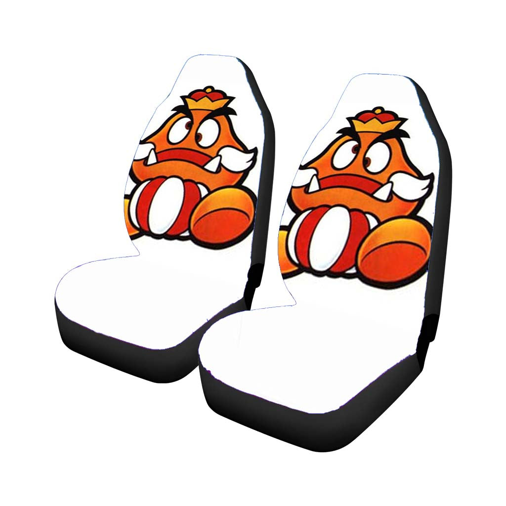 Super Mario King Goomba Car Front Seat Covers