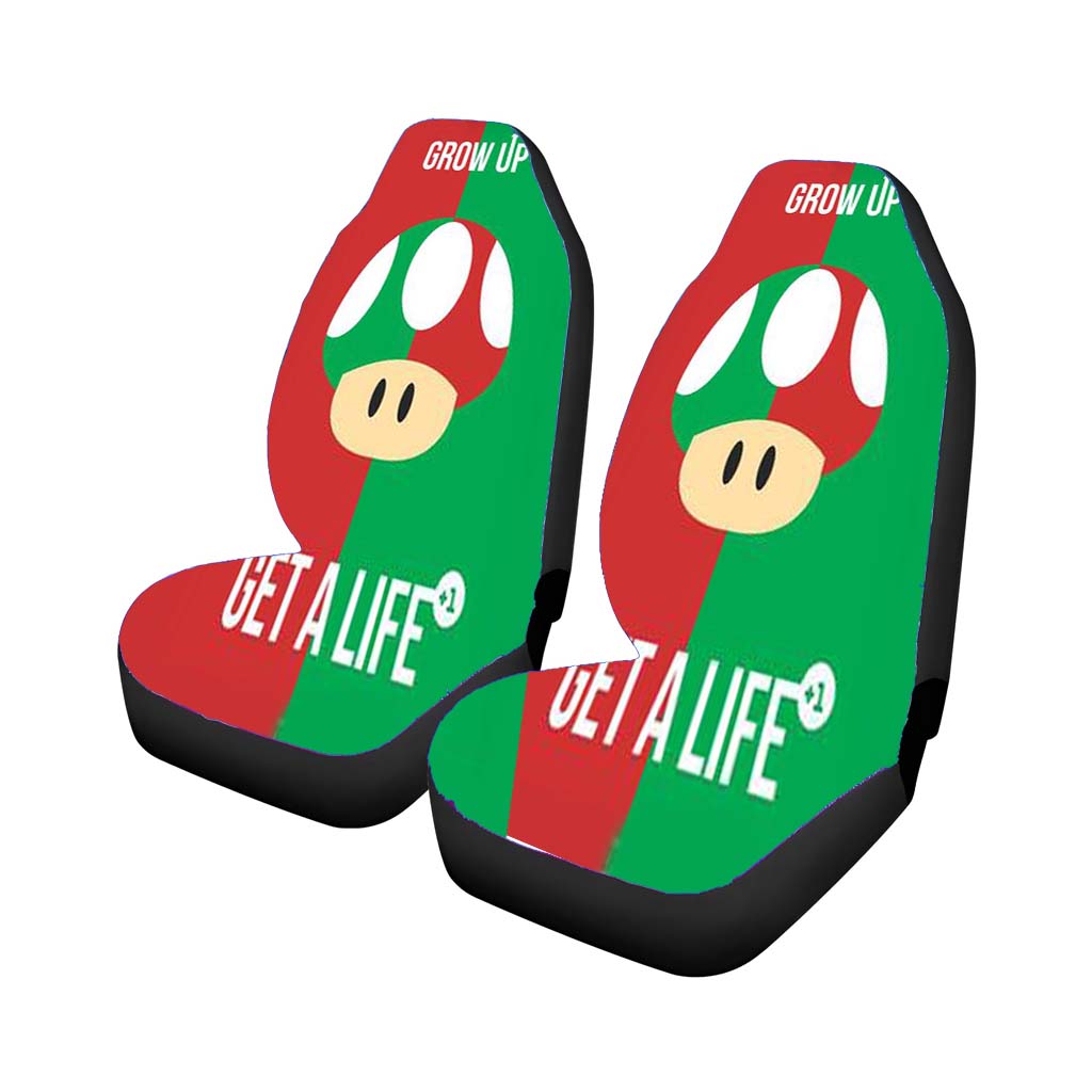 Super Mario Mushroom Car Front Seat Covers