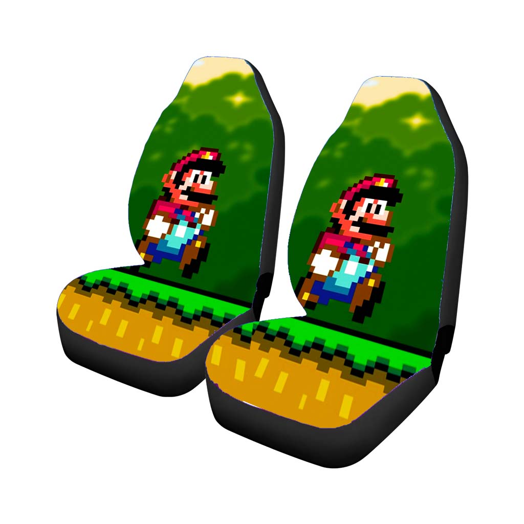 Super Mario World Car Front Seat Covers