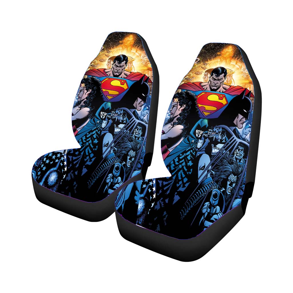 Superman Infinite Crisis Car Front Seat Covers