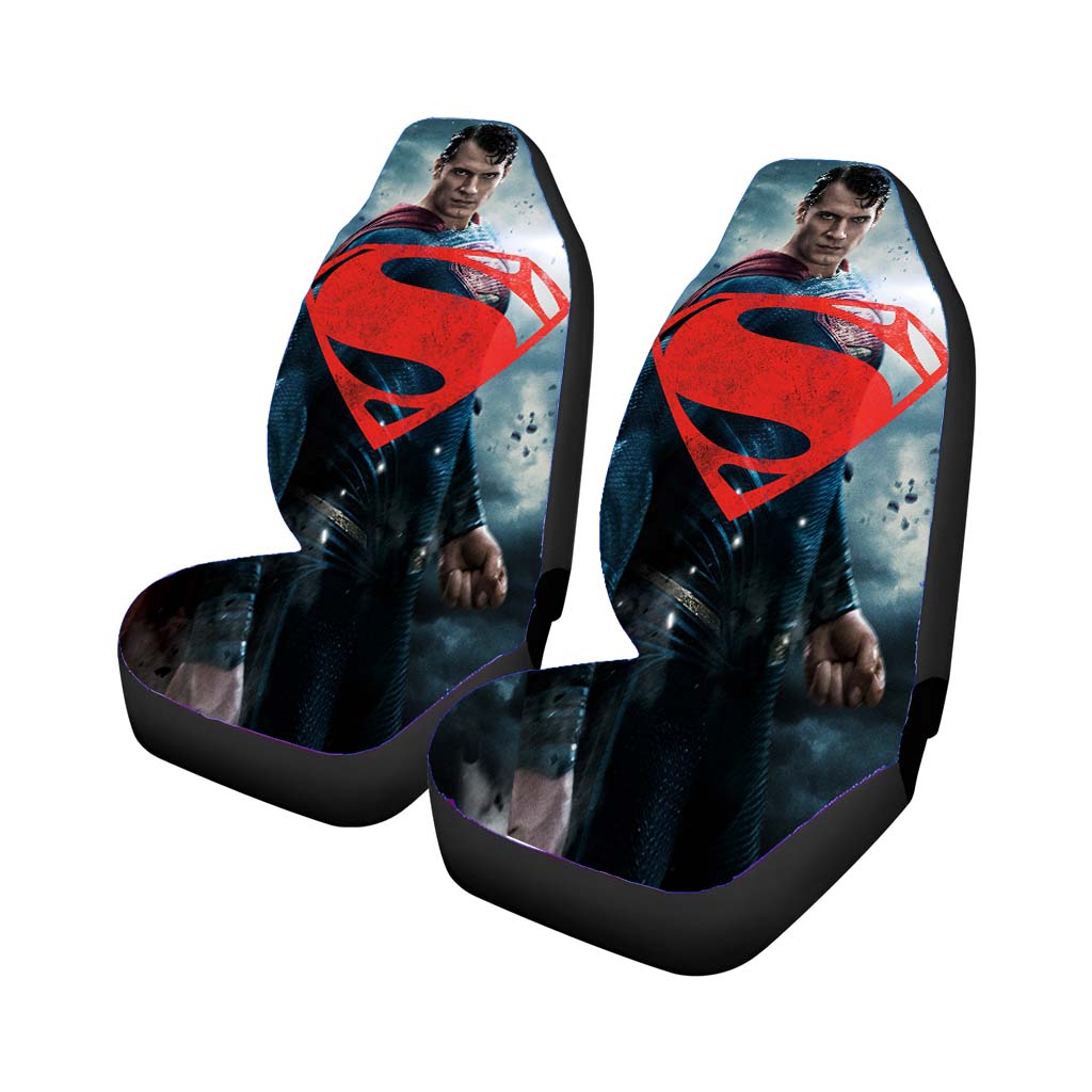 Superman Poster Car Front Seat Covers