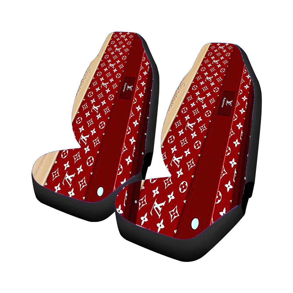 Supreme Louis Vuitton Wood Car Front Seat Covers