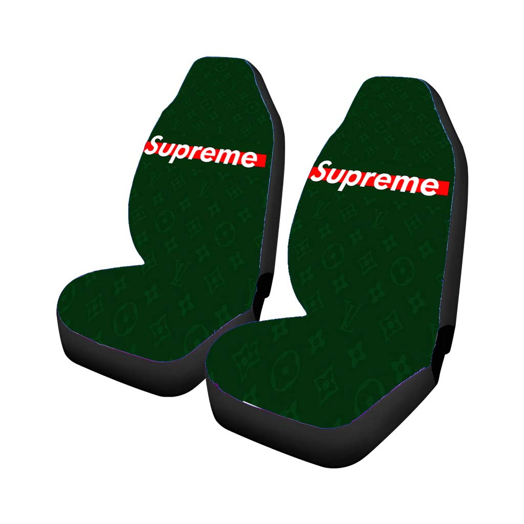 Supreme Lv Green Car Front Seat Covers