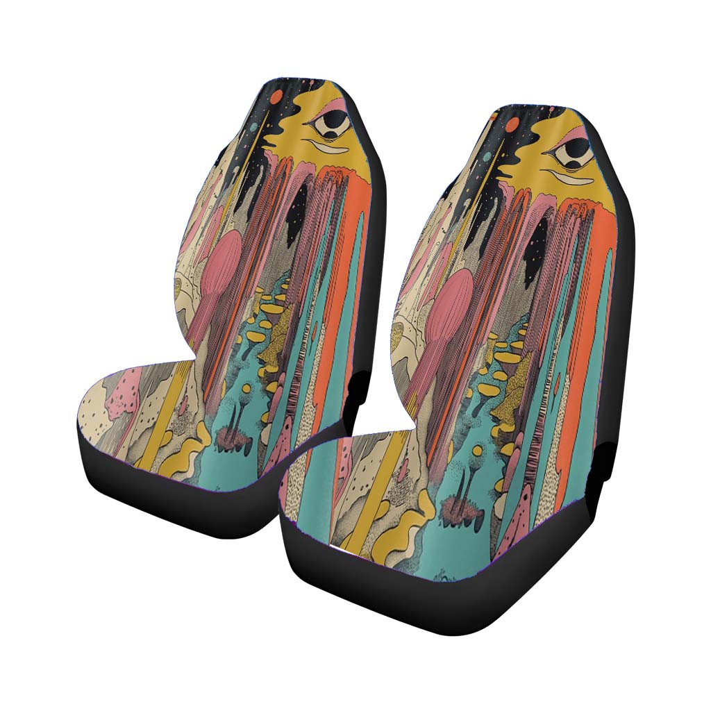 Surreal Landscape Car Front Seat Covers