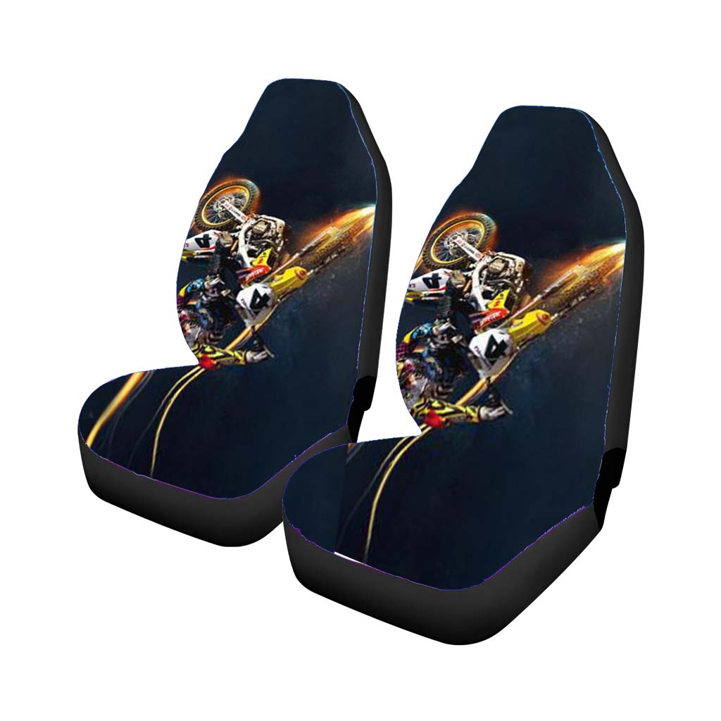 Suzuki Motocross Car Front Seat Covers