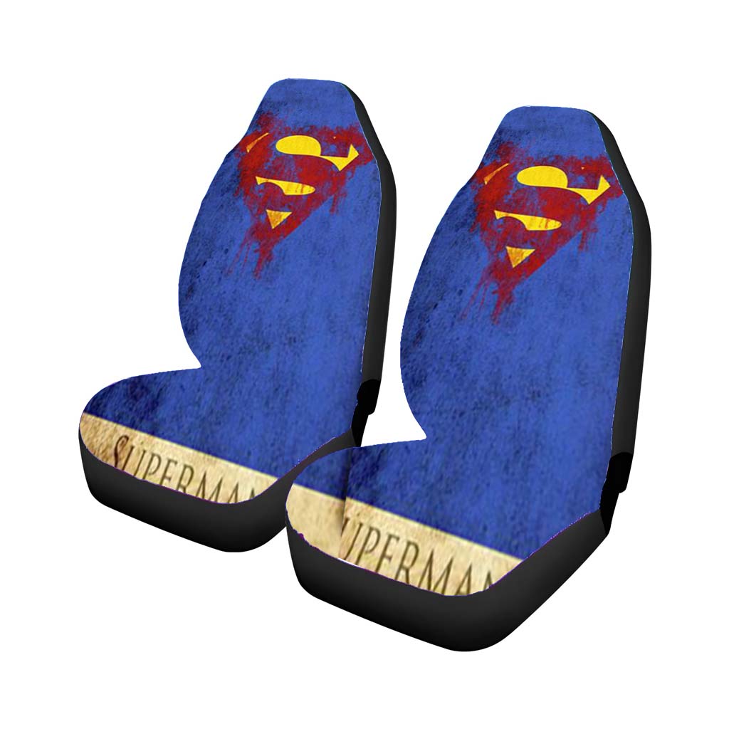 Symbol Superman Car Front Seat Covers