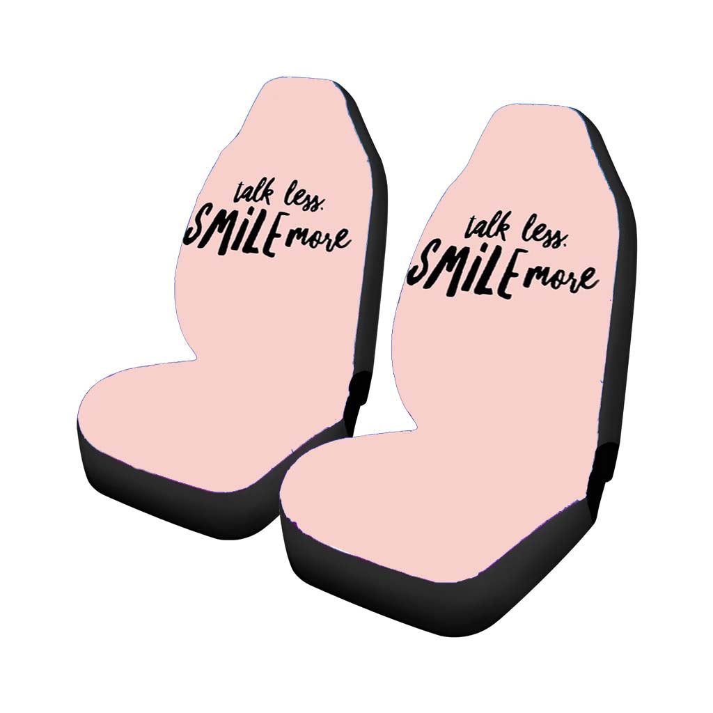 Talk Less Smile More Alexander Hamilton Gift Musical Broadway Car Front Seat Covers