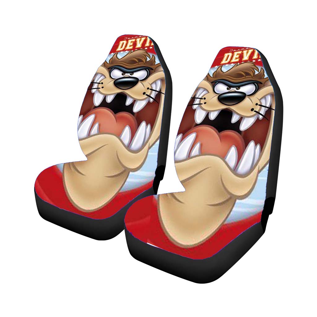 Tasmanian Devil Car Front Seat Covers