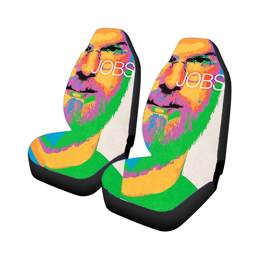 Teve Jobs Aesthetics Poster Car Front Seat Covers
