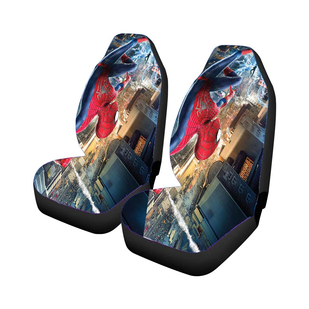 The Amazing Spiderman Poster Car Front Seat Covers