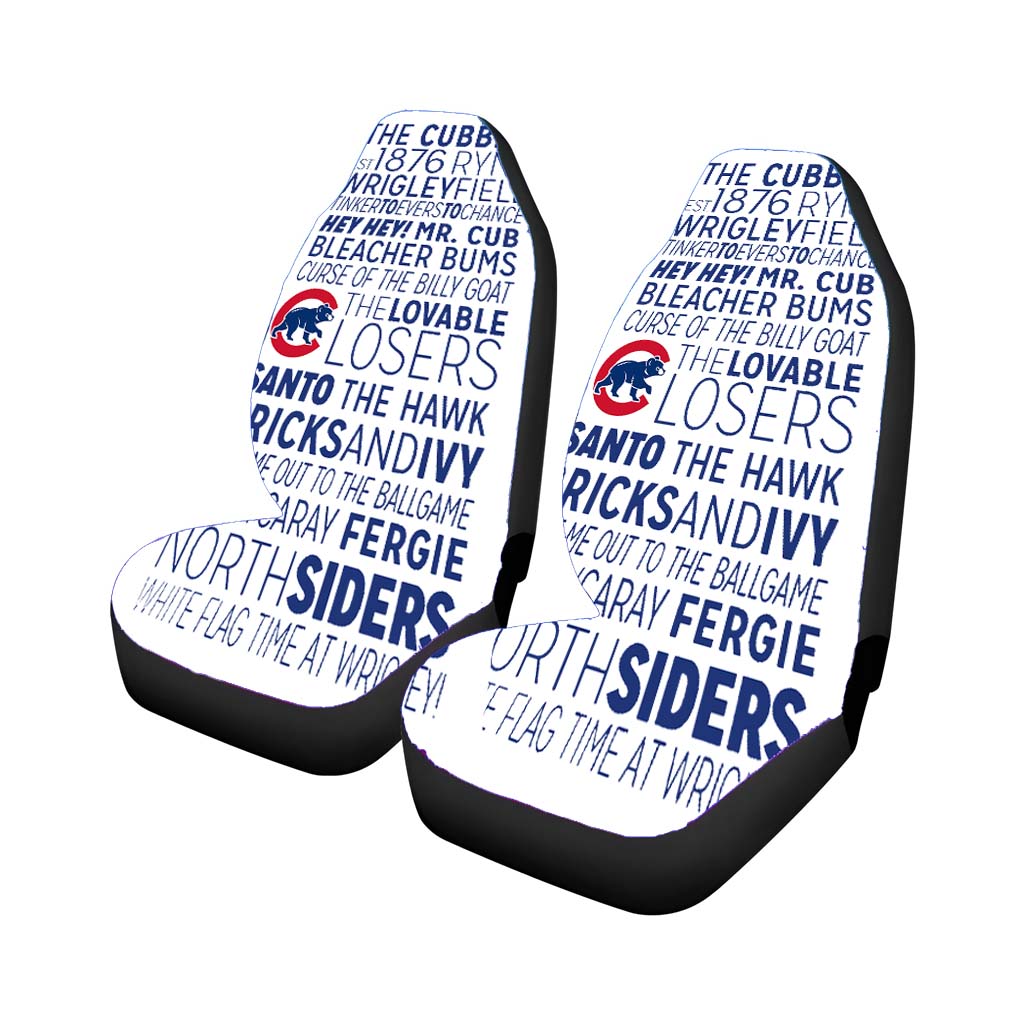 The Chicago Cubs 1876 Car Seat Cover Waterproof Protection