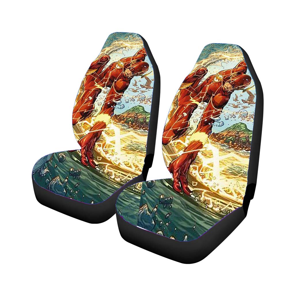 The Flash Dc Comics Car Front Seat Covers