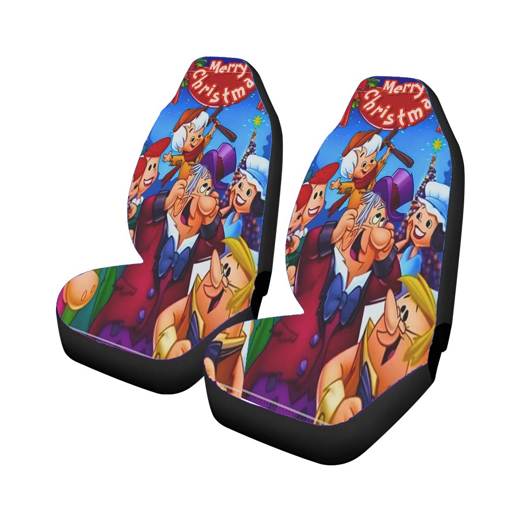 The Flintstones Christmas Carol Car Front Seat Covers