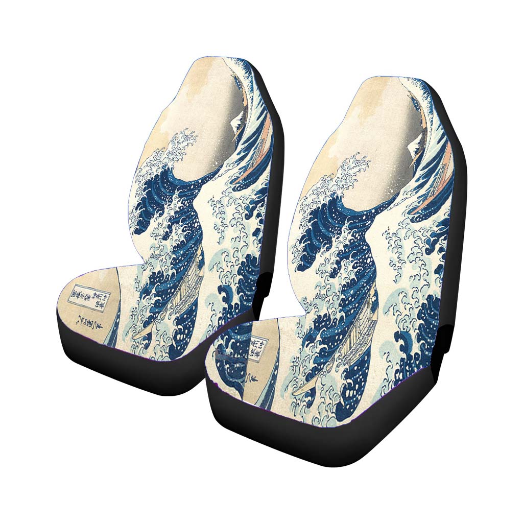 The Great Wave Off Kanagawa Car Seat Covers