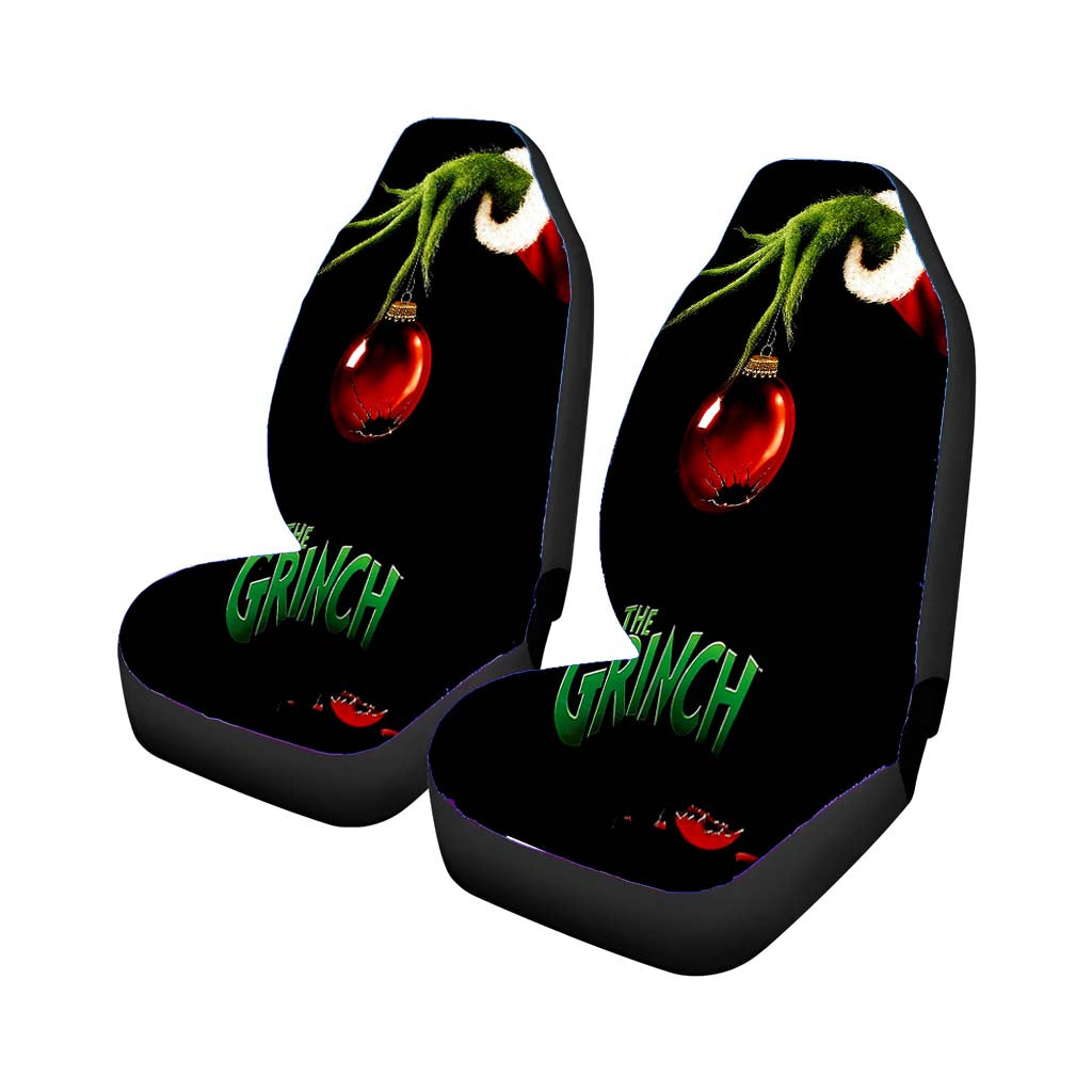 The Grinch Stole Christmas Movie Poster Car Front Seat Covers