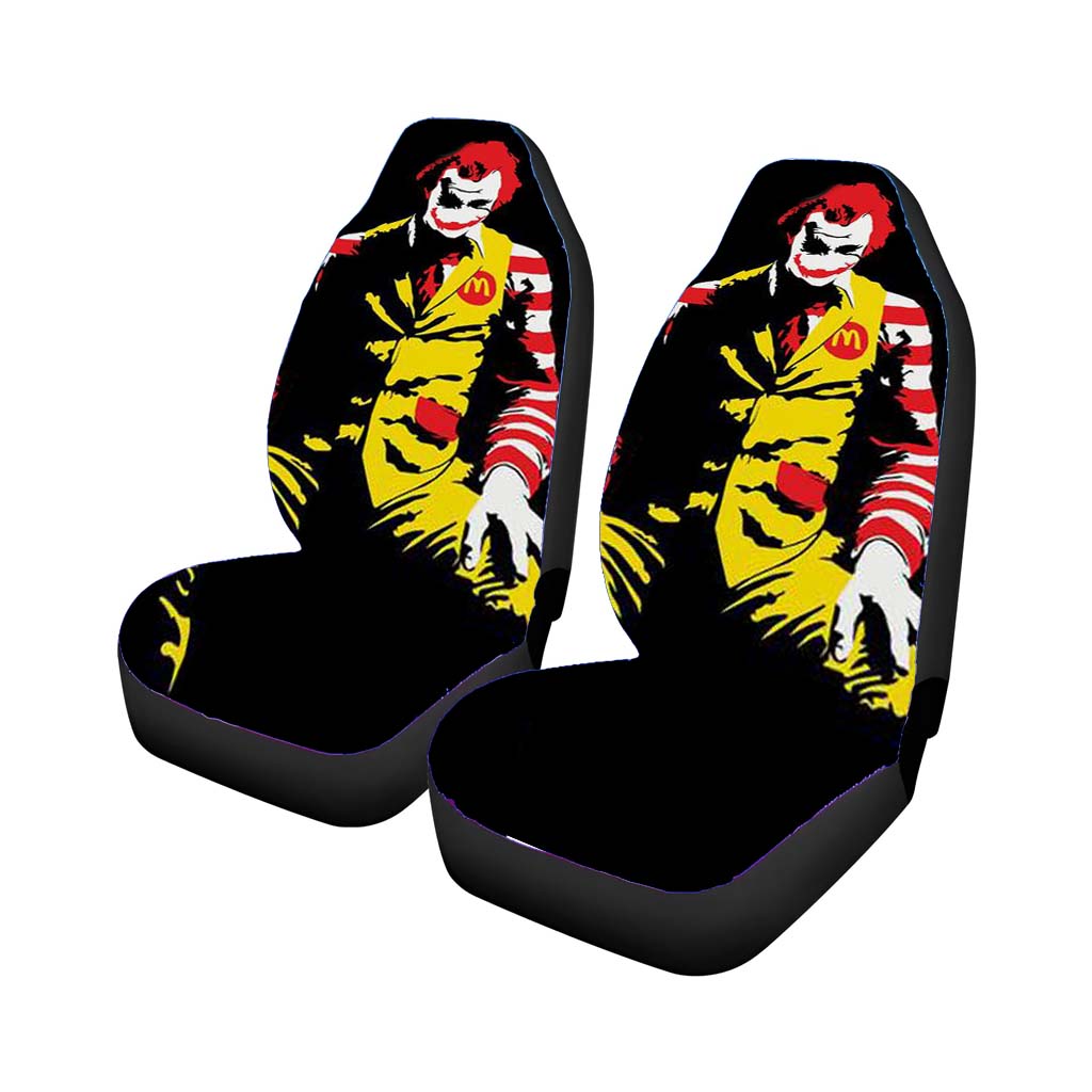 The Joker Ronald Mcdonald Batman Car Front Seat Covers