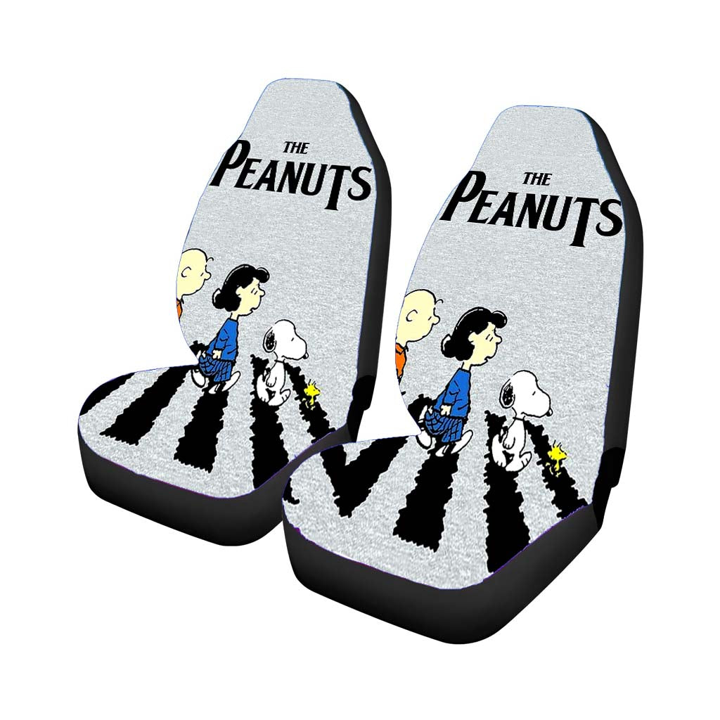 The Peanuts Gang Street Grey Car Seat Covers