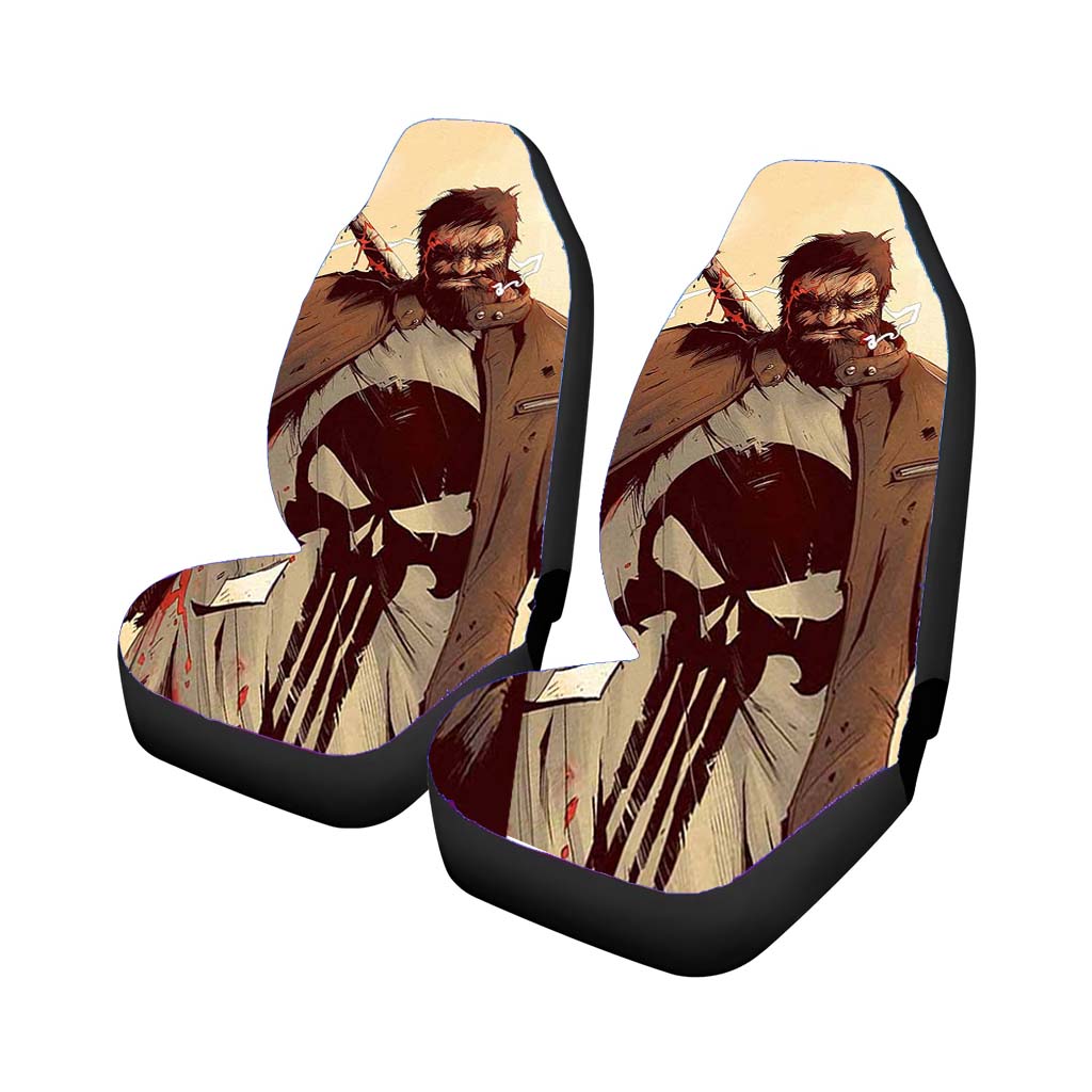 The Punisher Marvel Comics Car Front Seat Covers