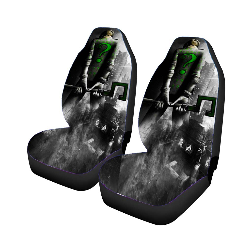 The Riddler Batman Supervillain Car Front Seat Covers