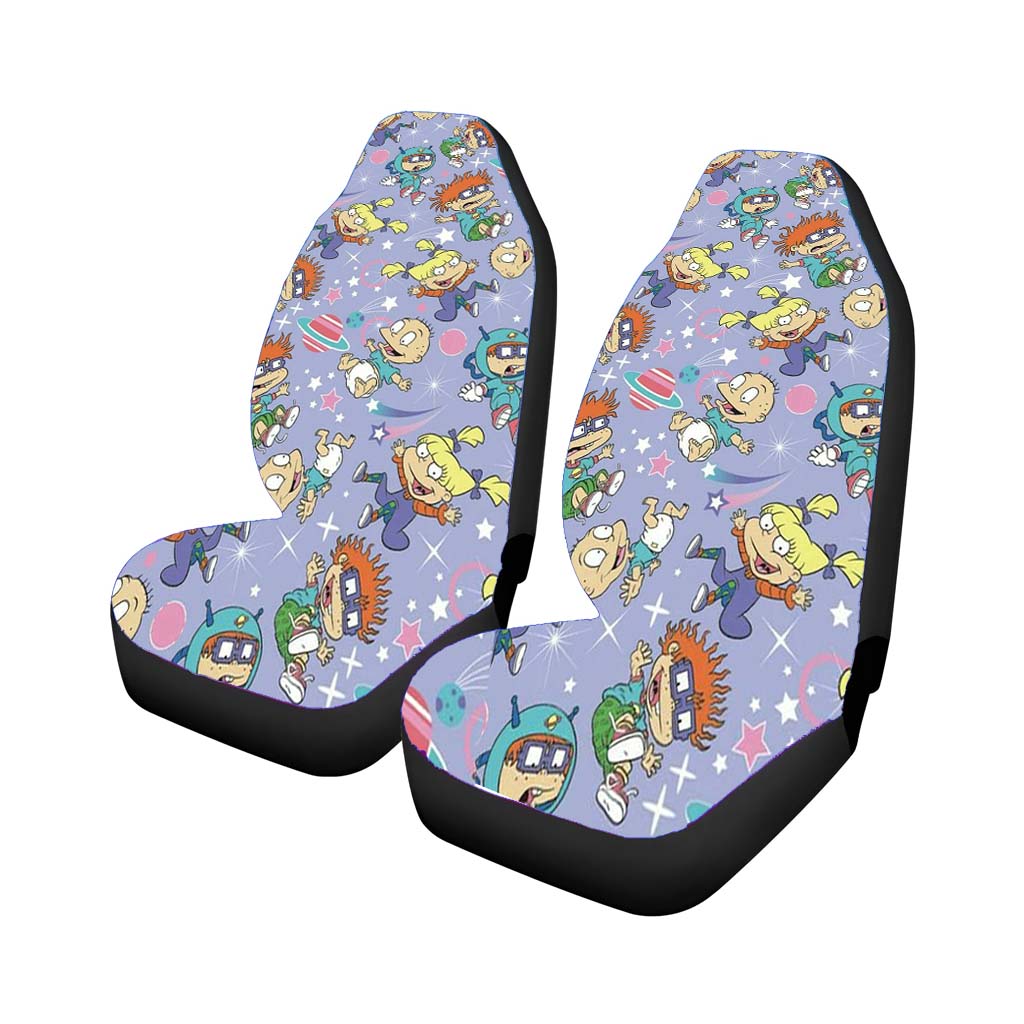 The Rugrats Pattern Acid Galaxy Car Front Seat Covers