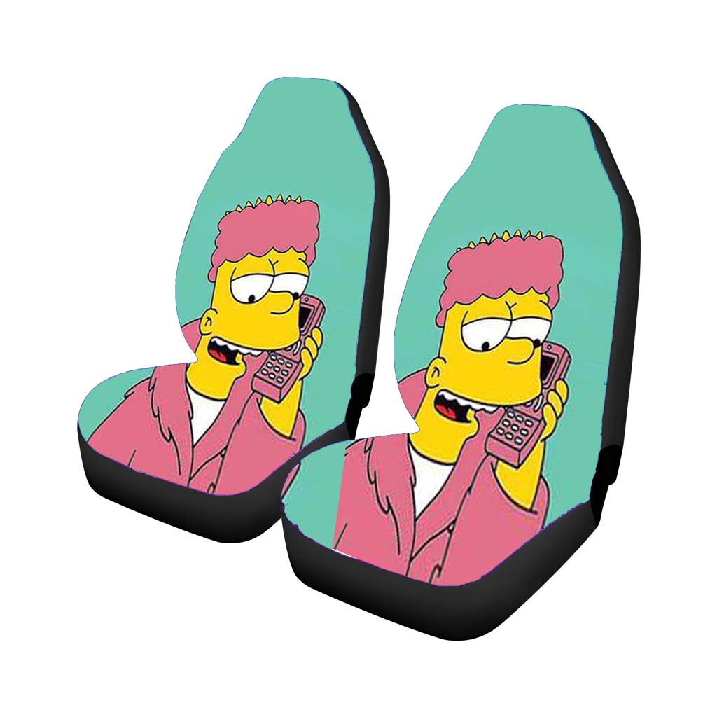 The Simpsons Bart Car Front Seat Covers