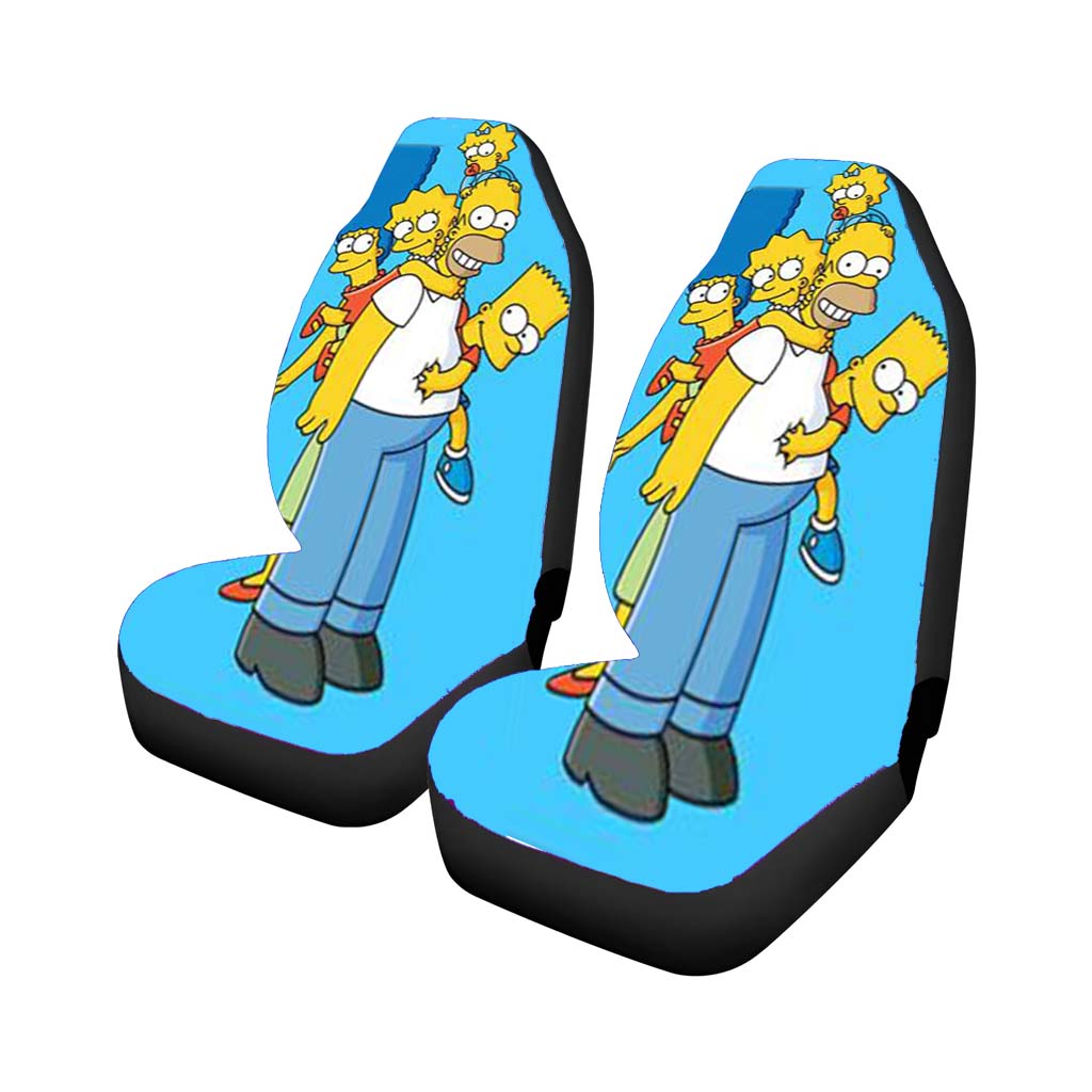 The Simpsons Family Car Front Seat Covers