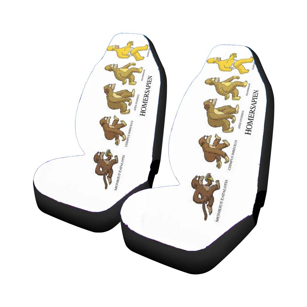The Simpsons Homersapien Car Front Seat Covers