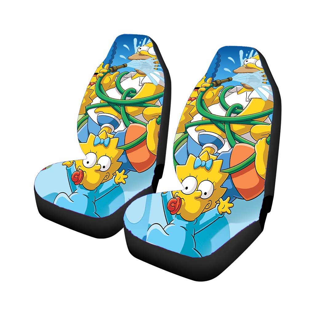 The Simpsons Water Car Front Seat Covers