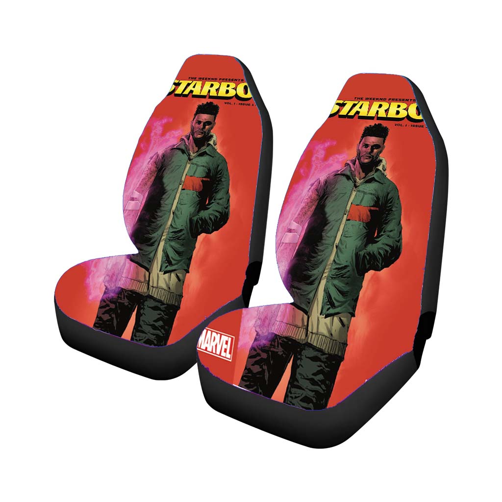 The Weeknd Starboy X Marvel Car Front Seat Covers
