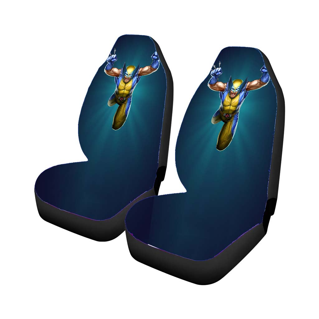 The Wolverine Marvel Artwork Car Front Seat Covers