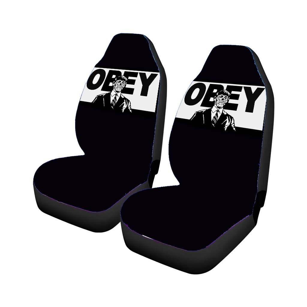 They Live Obey Car Front Seat Covers