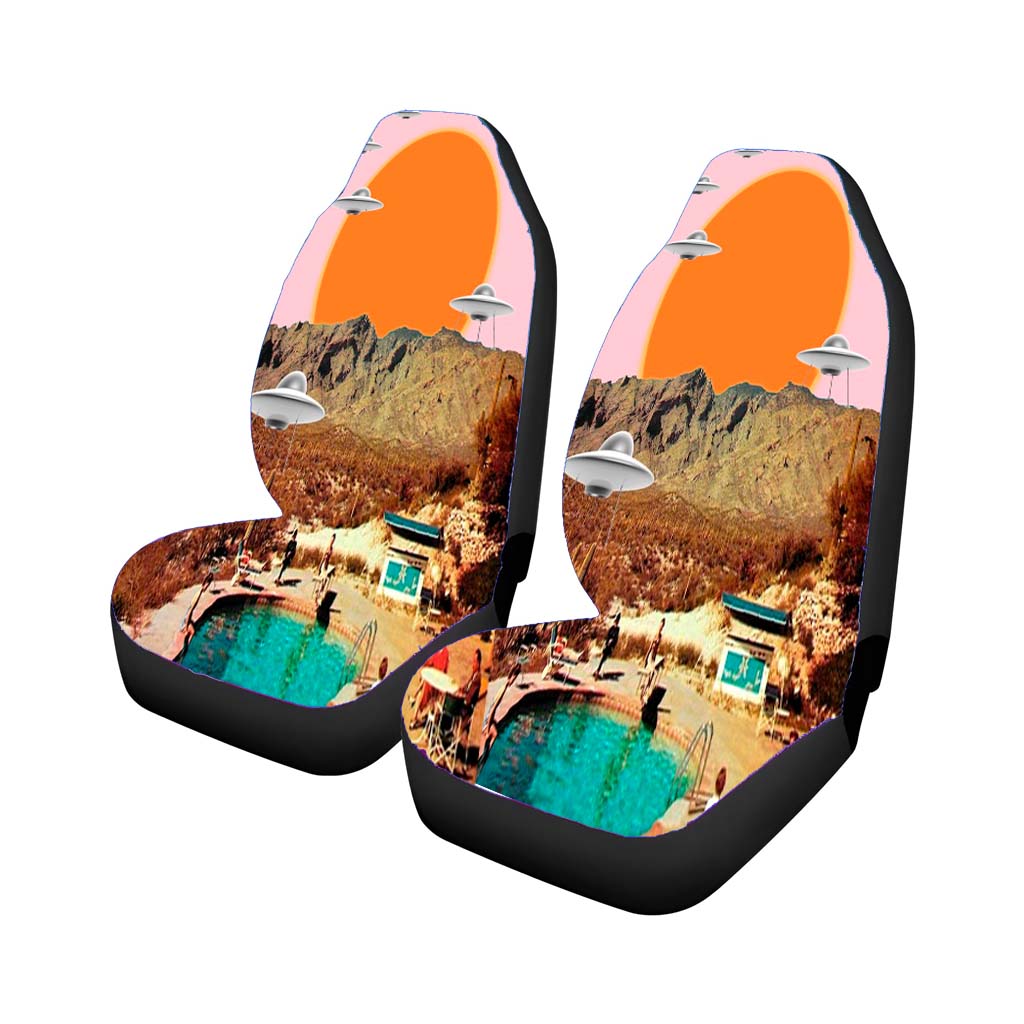 They'Ve Arrived Car Front Seat Covers