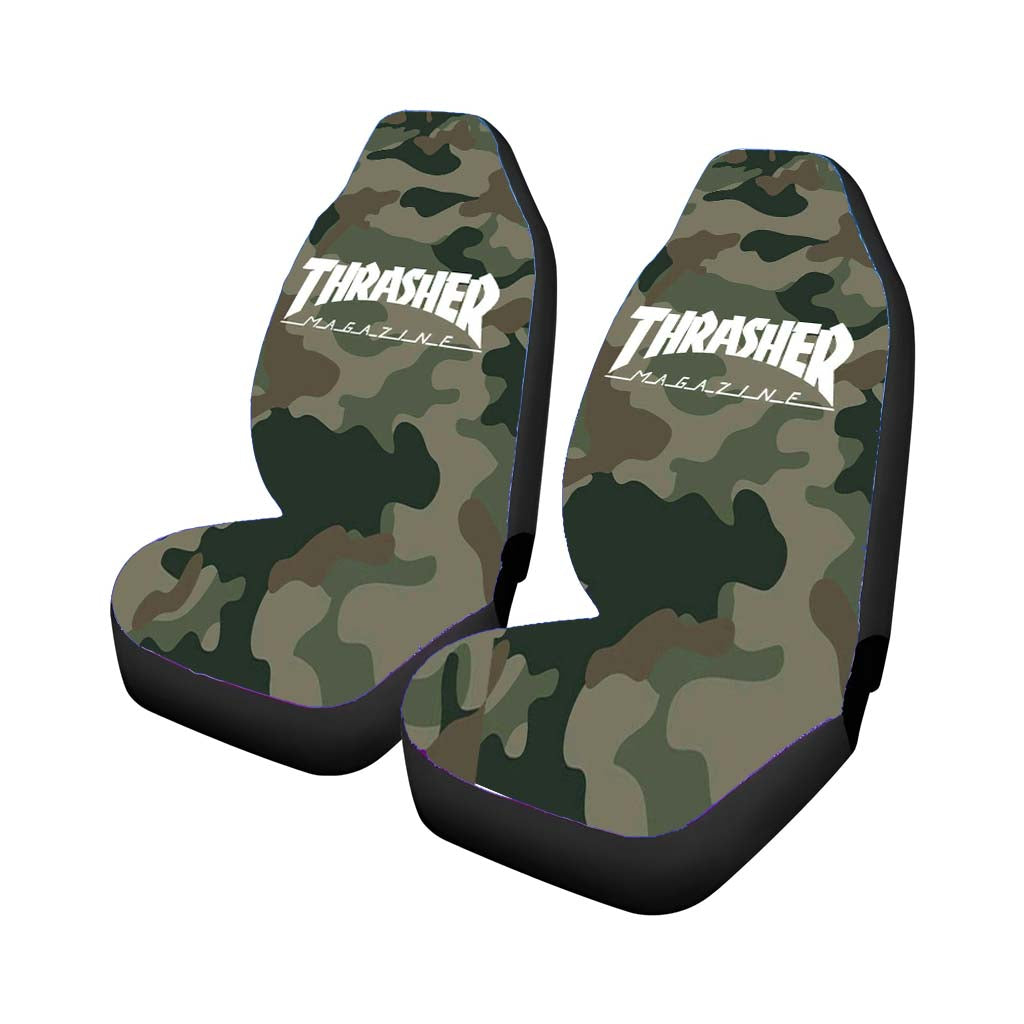 Thrasher Magazine Bape Camo Car Front Seat Covers