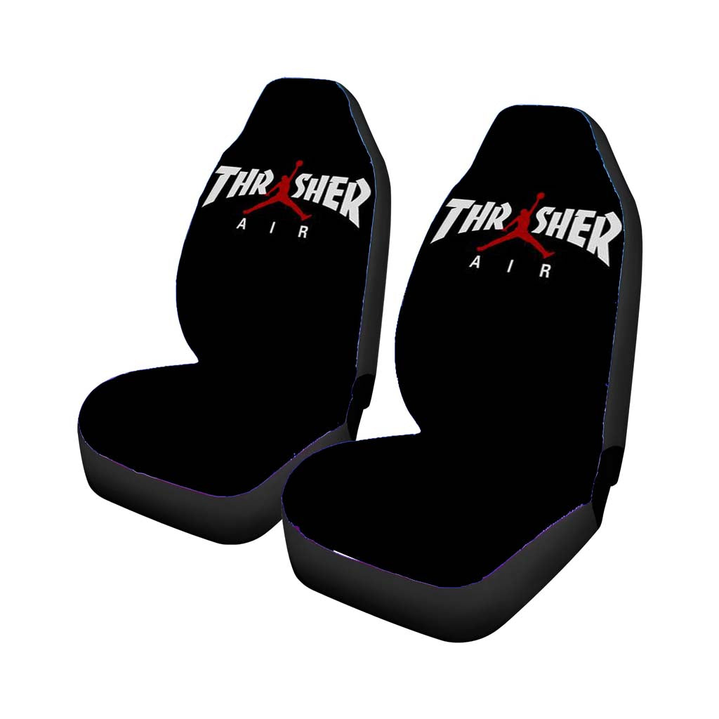 Thrasher X Air Jordan Jet Black Car Seat Cover Waterproof Protection