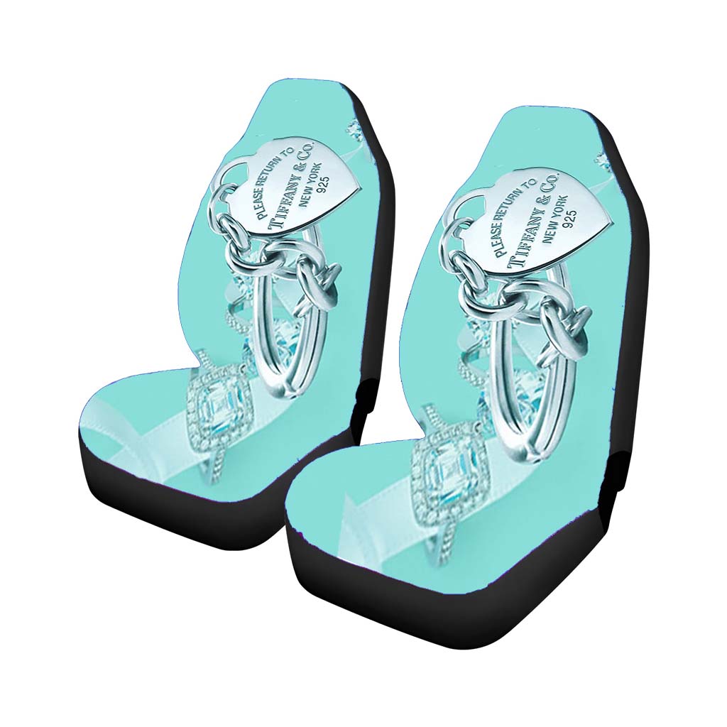 Tiffany And Co Emblem Car Front Seat Covers