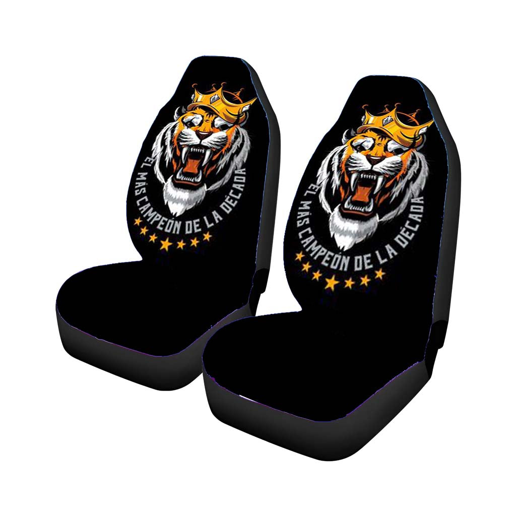 Tigres Uanl Futbol Mascot Car Front Seat Covers