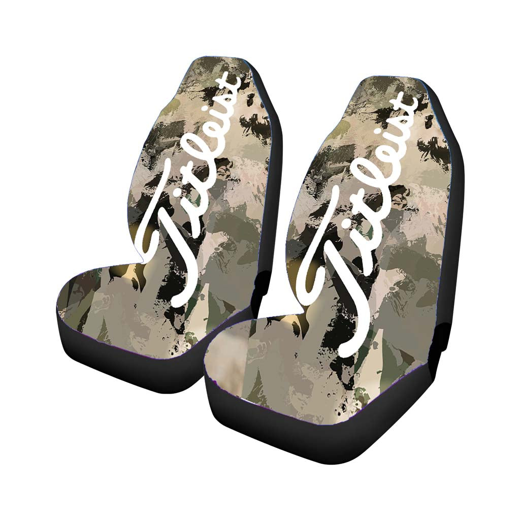 Titleist Illest Camouflage Wallpaper Car Front Seat Covers
