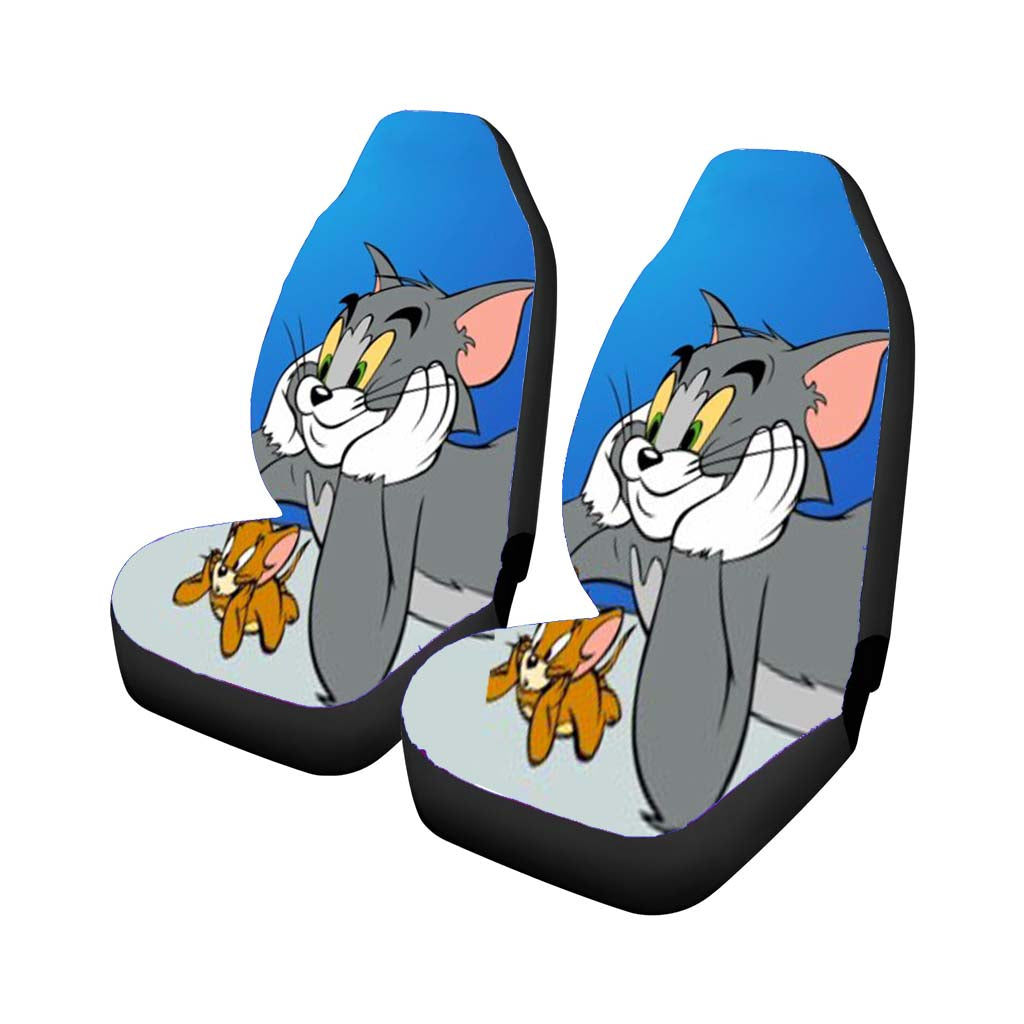 Tom Jerry Car Front Seat Covers