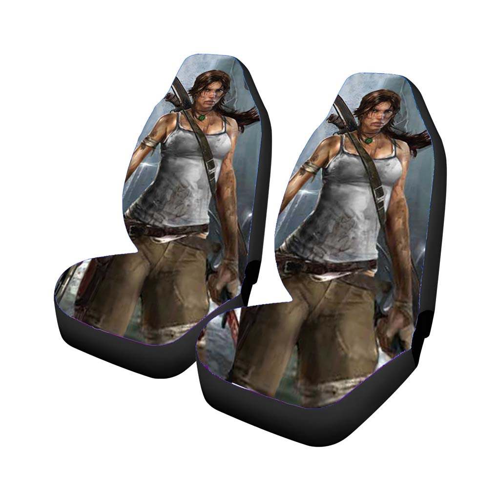Tomb Raider Lara Croft Underground Car Front Seat Covers