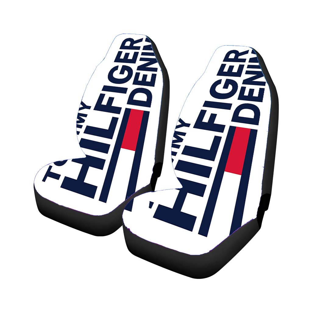 Tommy Hilfiger Denim Logo Car Front Seat Covers
