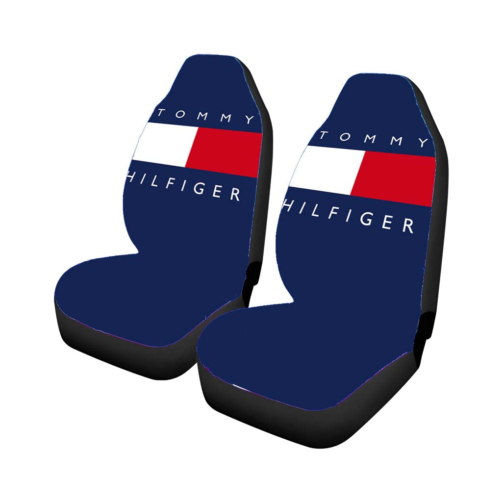Tommy Hilfiger Logo Car Front Seat Covers