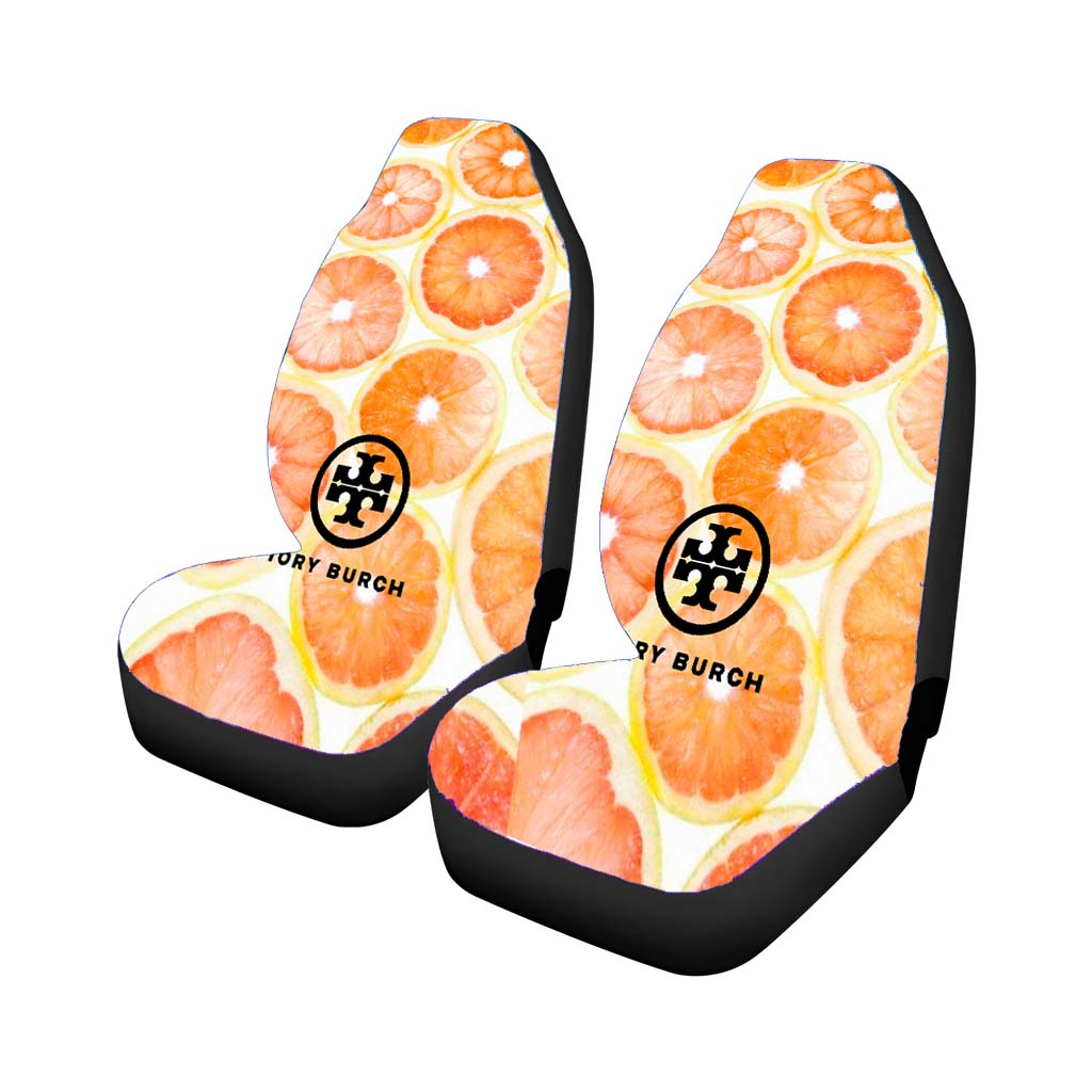 Tory Burch Orange Wallpaper Car Front Seat Covers