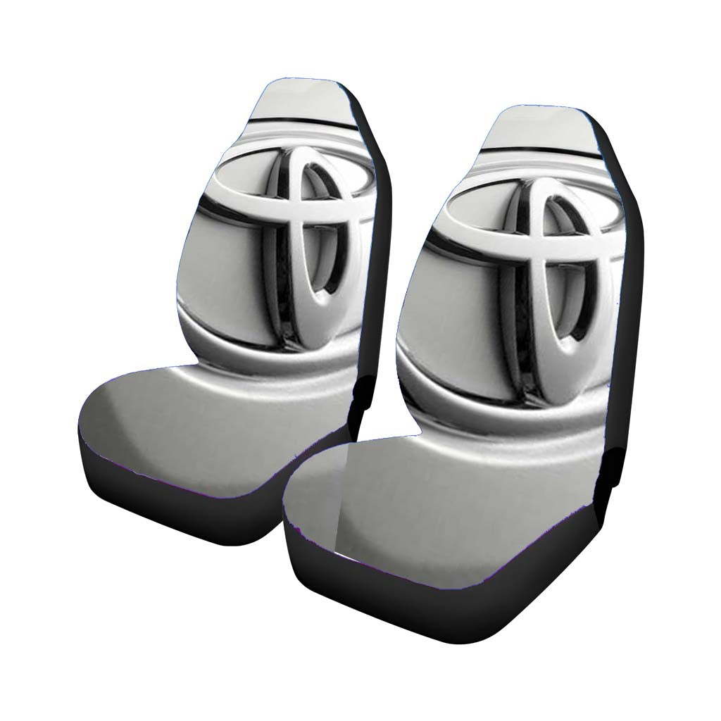 Toyota Logo Chrome Car Front Seat Covers